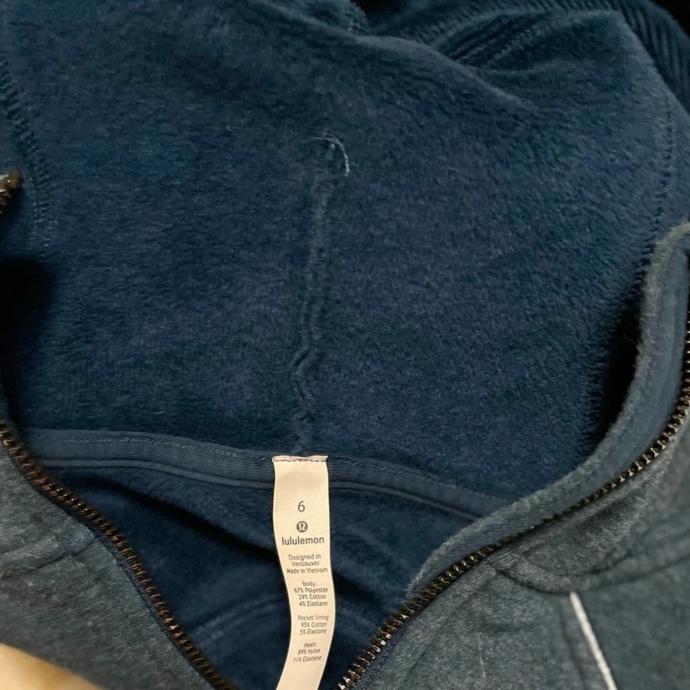 Lululemon Lined Scuba Zip Up Hoodie - Picture 5 of 6